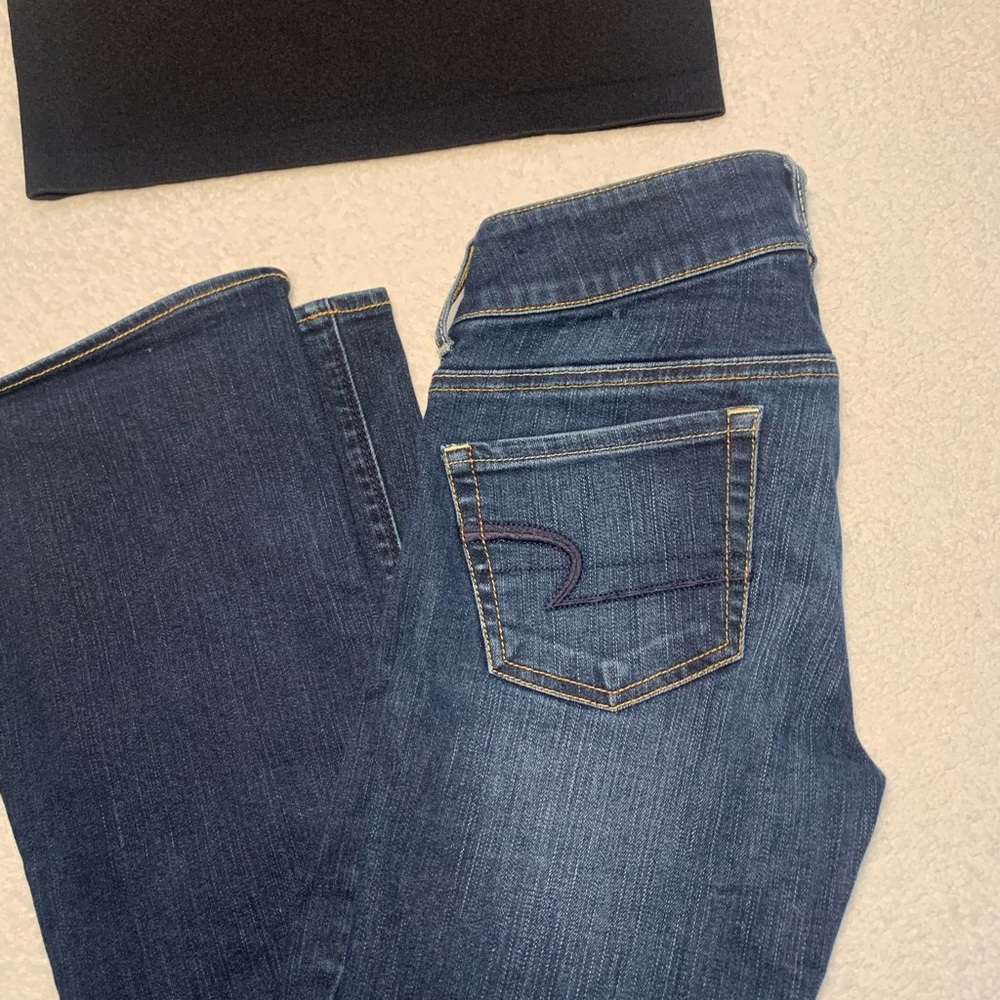 American Eagle Outfitters Blue Straight Leg Jeans
